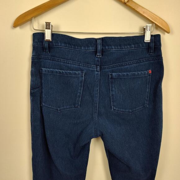 Spanx Jeans Womens 29 Blue The Slim X Super Skinny High Rise Stretch Denim - Picture 7 of 15